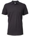 GD35 64800 Softstyle Adult Double Pique Polo Shirt Charcoal colour image